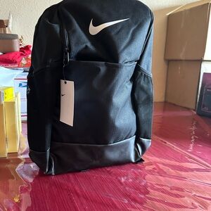 Nike Black Backpack with White Logo